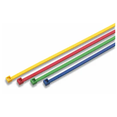 Produktbild von CIMCO Kabelbinder 181454 4,5 x 200 mm rot halogenfrei 100 Stk