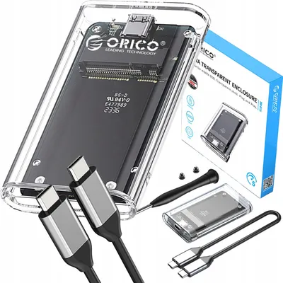 Zdjęcie produktu dla KIESZEŃ NA DYSK MSATA USB-C 3.2 5Gb/s OBUDOWA DYSKU ORICO DO 2TB KABEL