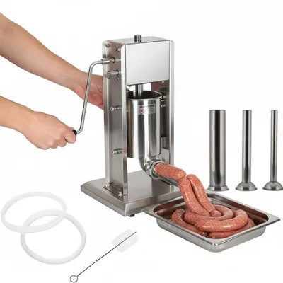 Produktbild von Edelstahl Fleischspezialmaschine mit 7L Kapazität und 2 Geschwindigkeiten