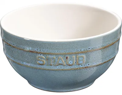 Produktbild von Staub Ceramic Schüssel Geschenkkarton 14,8 x 8 x 14,5 cm, Ø 14 cm rund Antiktürkis
