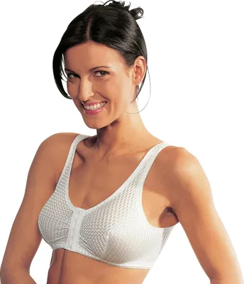 Produktbild von MedoVital Vorderverschluss-BH ohne Bügel 2er-Pack weiß 95
