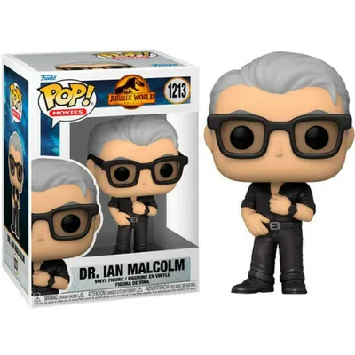 Immagine prodotto di Funko Pop! Jurassic World 3 - Figuryna Dr. Ian Malcolm (Winylowa, Premium)