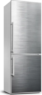 Produktbild von Tulup Kühlschrankdekoration - 70x190 cm - Aufkleber auf dem Kühlschrank - Metall-Hintergrund
