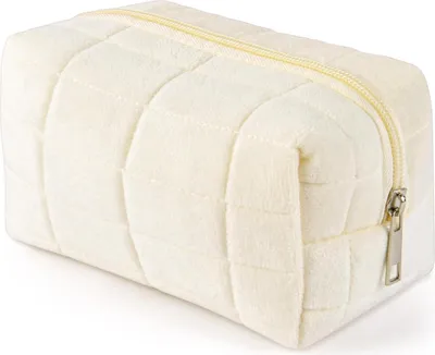 Image de Aucuu Trousse de toilette de voyage Grande, Coton Trousse de toilette motif fleurs