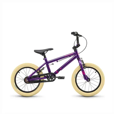 Produktbild von 16 Zoll BMX Kinderfahrrad S'COOL XtriX mini, 1 Gang, Purple/Fuchsia, 100–115 cm, ab 4 Jahren