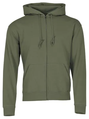 Produktbild von PREMIUM HOODED SWEAT JACKET | Sweatjacke Uni – Doppelkapuze, Verdeckter Reißverschluss, Weiche Baumwoll-Polyester Mischung, Moderne Kapuzenjacke