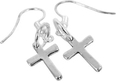 Produktbild von Minott Modeschmuck Damen Ohrringe Kreuz-Anhänger Materialmix 12194