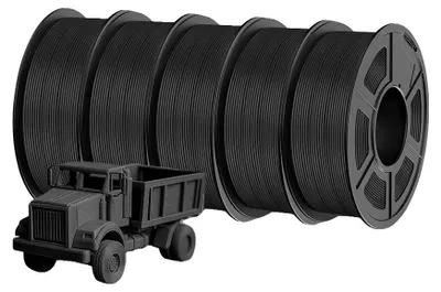 Obrázok produktu pre 3D tlačový materiál, vysoká pevnosť, jednoduché tlače, PLA, klasická čierna farba