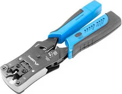 Produktbild von Lanberg Nt-0203 Rj45/rj11/rj12 Crimpzange Blau Blau One Size