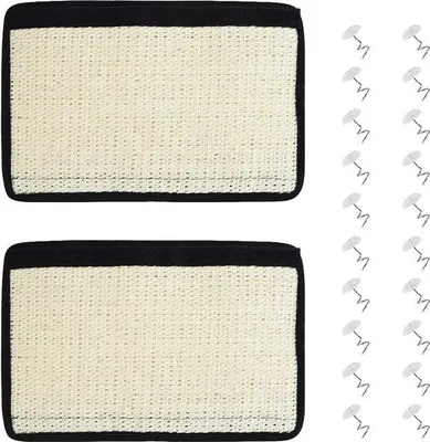 Produktbild von Famanu Kratzmatte für Katzen, 2 Stück Sisal Kratzschutz, 20 x 30 cm