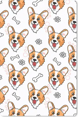 Produktbild von MuchoWow® Mauspad Mousepad Muster - Hund - Corgi - Jungen - Mädchen - Kinder - Kinder 18x27 cm - Mousepads - Maus Mat - Pad - Mausunterlage