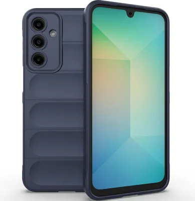 Produktbild von Handyhülle für Samsung Galaxy A16 5G Weich TPU Silikon Stossfest Anti-rutsch Hülle Dunkelblau