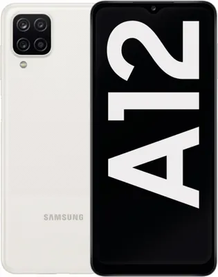 Produktbild von Samsung Galaxy A12 SM-A125F, 16,5 cm (6.5"), 720 x 1600 Pixel, 3 GB, 32 GB, 48 MP, Weiß