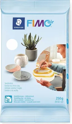 Immagine prodotto di FIMO 8103-0 argilla per modellare all'aria, indurente all'aria, bianca, 250 g
