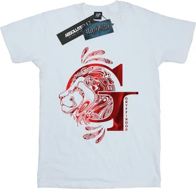 Produktbild von Harry Potter - "Gryffindor" T-Shirt für Herren BI29844 (S) (Weiß)