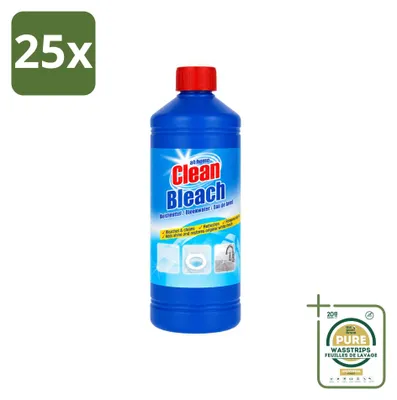 Produktbild von 25 x At Home Bleichmittel - 1 L - Vorratspackung - 25 Stücke
