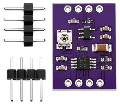 Präzisions-Instrumentenverstärker INA333 Modul, 4-Pin, 1-1000 Verstärkung