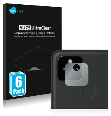 Produktbild von 6x Für Google Pixel 4a 5G (NUR Kameraschutz) Schutzfolie Savvies Displayschutz Display Schutz Folie Klar Transparent