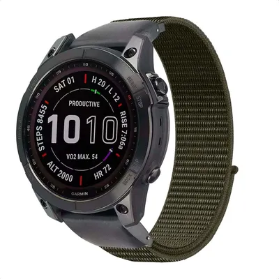 Immagine prodotto di Garmin Fenix 5s, Garmin Fenix 6s, Garmin Fenix 7s, Garmin Fenix 8 - 43 mm Cinturino: imoshion QuickFit® Nylon per Garmin Watch