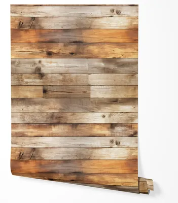 Produktbild von Vliestapete Holzoptik Bretter Patchwork Rustikal Natürliche Struktur Vintage Holz Braun Beige Design Wohnzimmer Schlafzimmer Küche Flur Modern UV-beständige Tapete 10m x 0.5m