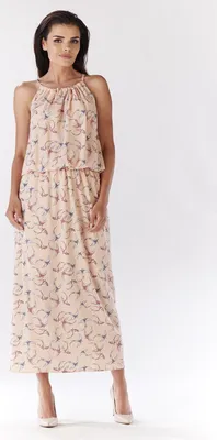 Immagine prodotto di Awama Maxi abito donna Ananet A184 rosa S/M