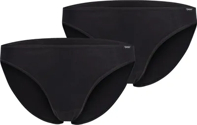 Produktbild von Skiny Damen Rioslip Baumwolle Essentials 2-Pack black - Größe 42