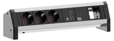 Produktbild von BACHMANN DESK 3x Schutzkontakt 1x USB Charger 1x ABD GST18