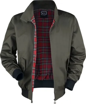 Produktbild von RED by EMP Herren Khaki Übergangsjacke mit Stehkragen XL