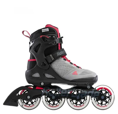 Obrázok produktu pre Rollerblade Macroblade 90 W, Dospelí, Žena, Čierna, Šedá, Ružová, Jednofarebné, Vysoká topánka, Čierna, Ružová, Priesvitné
