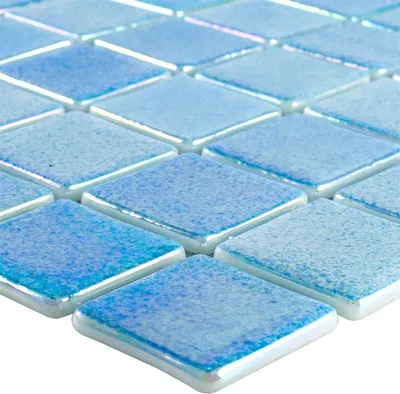 Produktbild von Glas Schwimmbad Pool Mosaik McNeal Hellblau 38