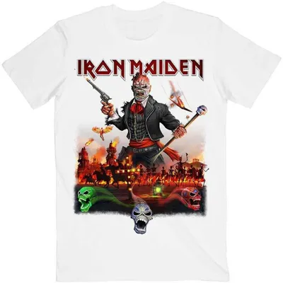 Obrázok produktu pre Iron Maiden Legacy of the Beast Live In Mexico City (Back Print) White L Tričko
