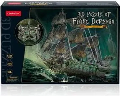 Obrázok produktu pre CUBICFUN - 3D puzzle Lietajúci Holanďan LED 360 dielov