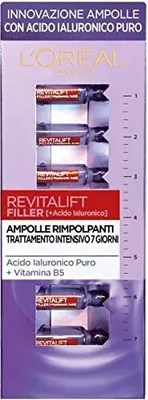 Produktbild von L'Oréal Paris Revitalift Filler Anti-Wrinkle Pure Hyaluronic Acid and Vitamin B5 Concentrate 1.3ml