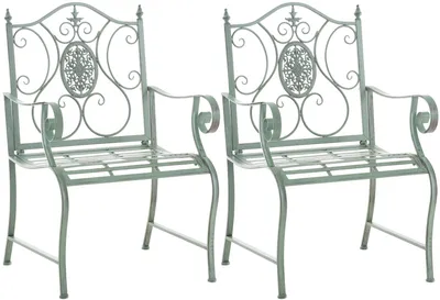 Image de lot de 2 chaises de jardin Punjab, Image générée par une IA