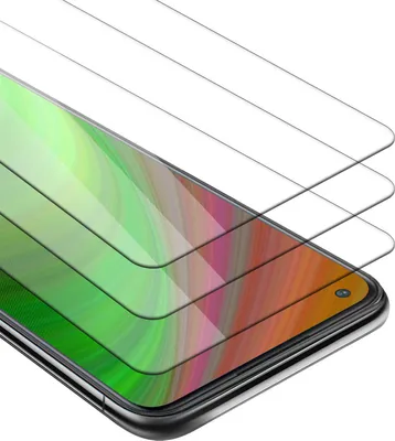 Produktbild von Cadorabo 3x Panzer Folie für OnePlus Nord N100 Schutzfolie in natur Folie Tempered Display-Schutzglas