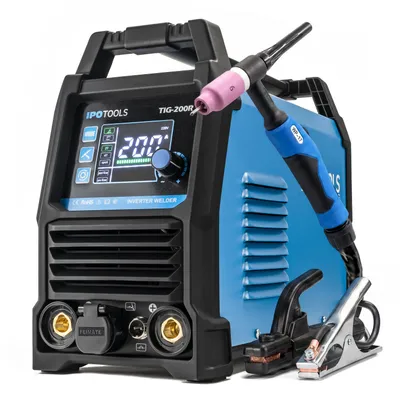 Produktbild von TIG-200R WIG Schweißgerät DC mit Digitalanzeige MMA E-Hand HF Zündung 200 Amper