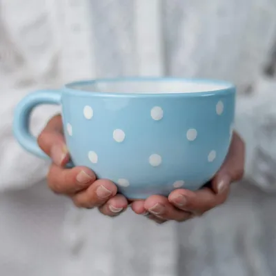 Produktbild von Extra große Tasse - 500ml - handgefertigt - Steinzeug