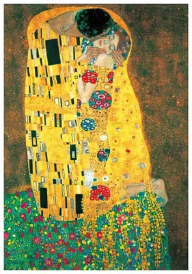 Kunstdruck Gustav Klimt Der Kuss, 1908, 70x50 cm, Poster