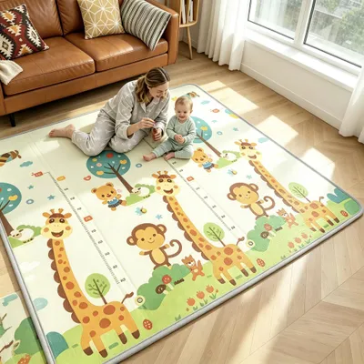 Produktbild von CCLIFE Krabbelmatte Spielmatte Baby Schadstofffrei 196x176x1cm
