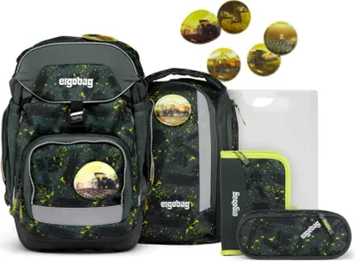 Produktbild von Ergobag Schulranzen-Set Pack MähdreschBär 6-tlg. ergonomisch, höhenverstellbar