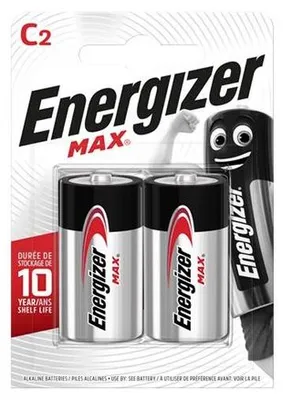 Image de Pile Energizer Max Baby / C 1,5V 2 pièces