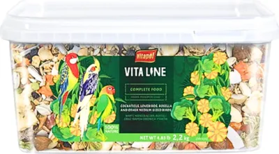 Produktbild von Vitapol Vitaline - Futter für Nymphensittiche und andere mittelgroße Papageien 2,2 kg