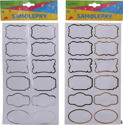 Produktbild von Aufkleber 14 x 25,5 cm für Gewürzdosen, Namensschilder Rahmen
