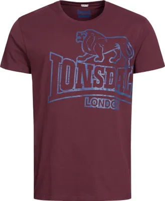 Image de T-shirt homme coupe régulière LANGSETT Vintage Oxblood M Lonsdale