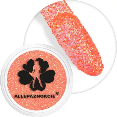 Obrázok produktu pre Shine Neon Allepaznokcie Mandarin Nail Powder 2 g č. 09
