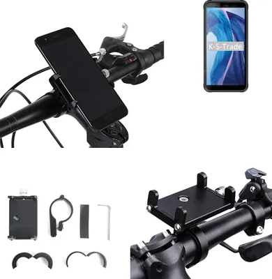 Produktbild von K-S-Trade Handyhalterung für das Fahrrad kompatibel mit Blackview BV6300 Halter Lenkstange Fahrradhalterung Motorrad Bike Mount Befestigung