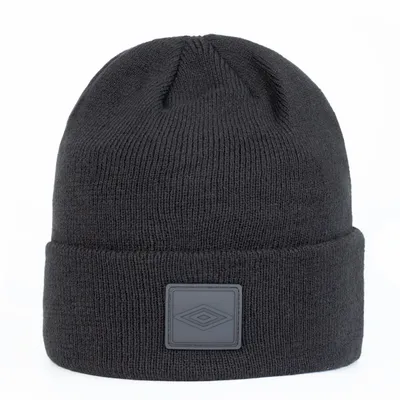 Produktbild von Umbro Cuff Rubber Badge Beanie, black