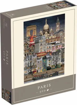Produktbild von Martin Schwartz Puzzle Paríž Vianoce, mesto Puzzle Francúzsko, 33 x 47 cm, 500 dielikov, MS0615