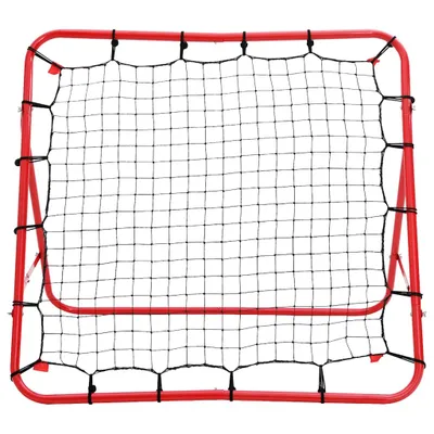 Produktbild von vidaXL Nastaviteľný futbalový odrazový mostík 100x100 cm