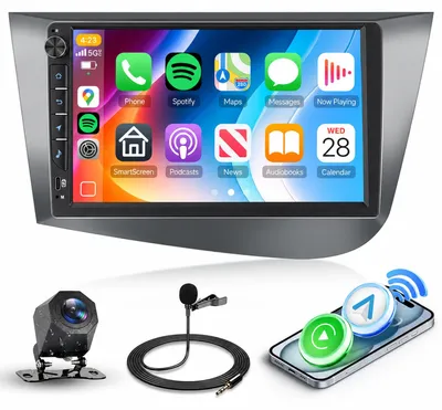 Productafbeelding van Autoradio 4 GB + 64 GB, 9 inch touchscreen, Android 9, Carplay